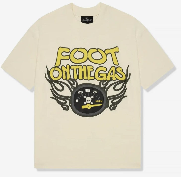 Foot On The Gas Vanilla White