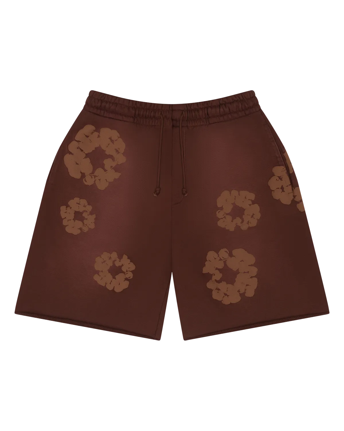 Denim Tears The Cotton Wreath Sweatshorts - Brown