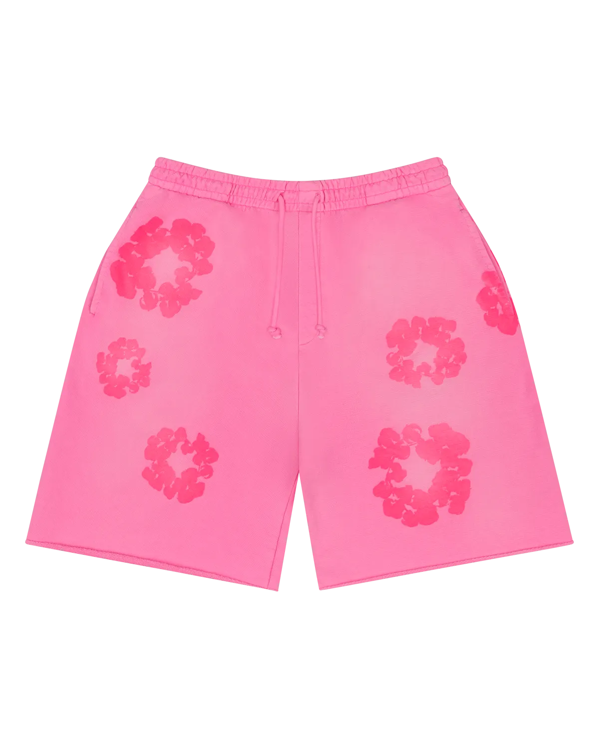 Denim Tears The Cotton Wreath Sweatshorts - Pink