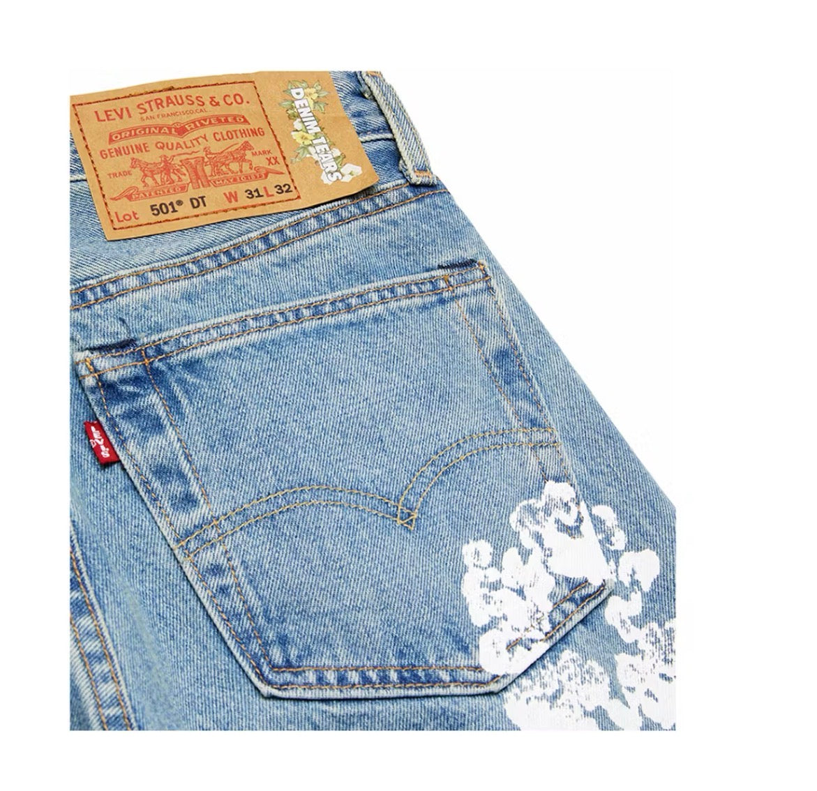 Denim Tears x Levi's Cotton Wreath Jeans