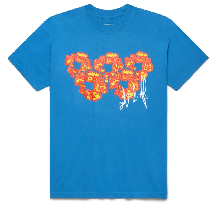 Denim Tears x Offset Set It Off Tee - Blue