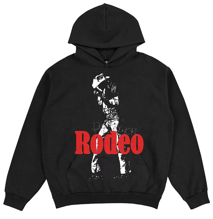 Sp5der X Travis Scott Rodeo Hoodie Black