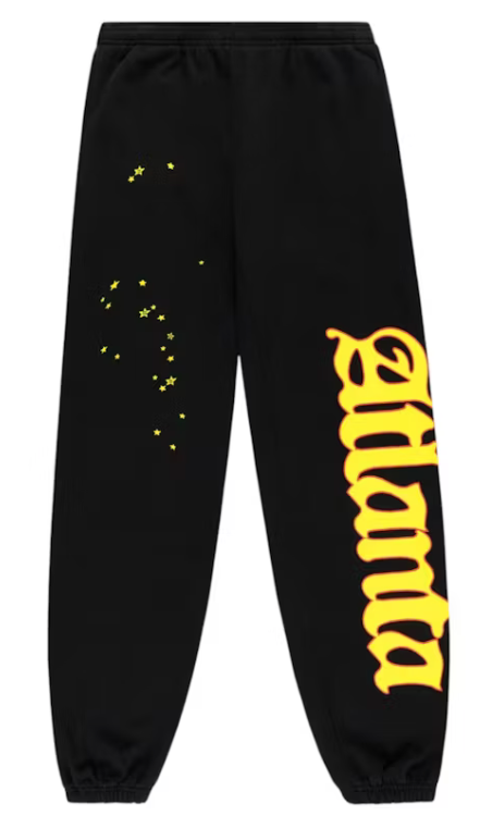 Sp5der Black Atlanta Sweatpants