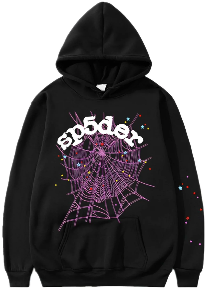 Sp5der Worldwide Hoodie Black