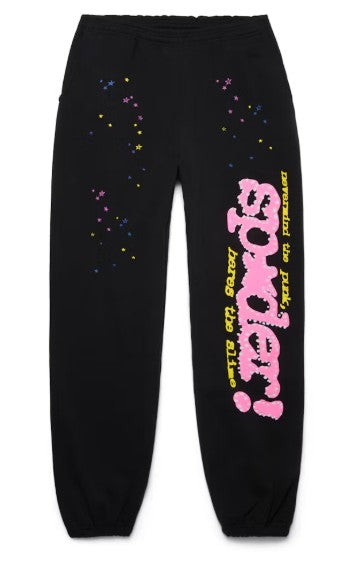 Sp5der P*NK V2 Sweatpant Black