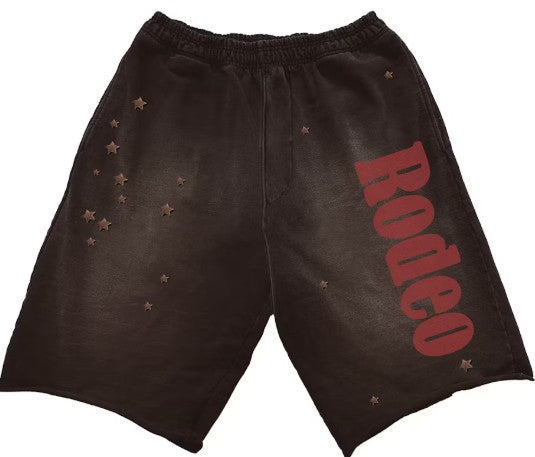 Travis Scott Cactus Jack x Sp5der Days Before Rodeo Shorts Black