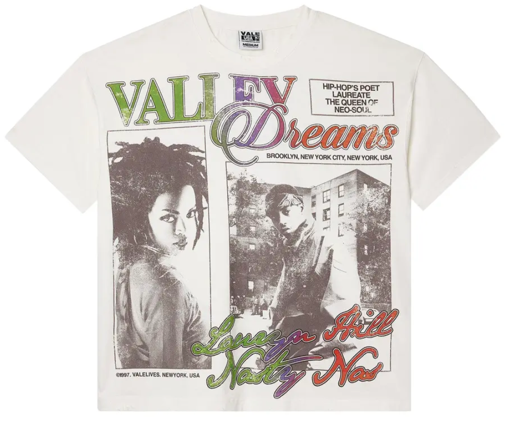 Vale forever Poetry Tee White