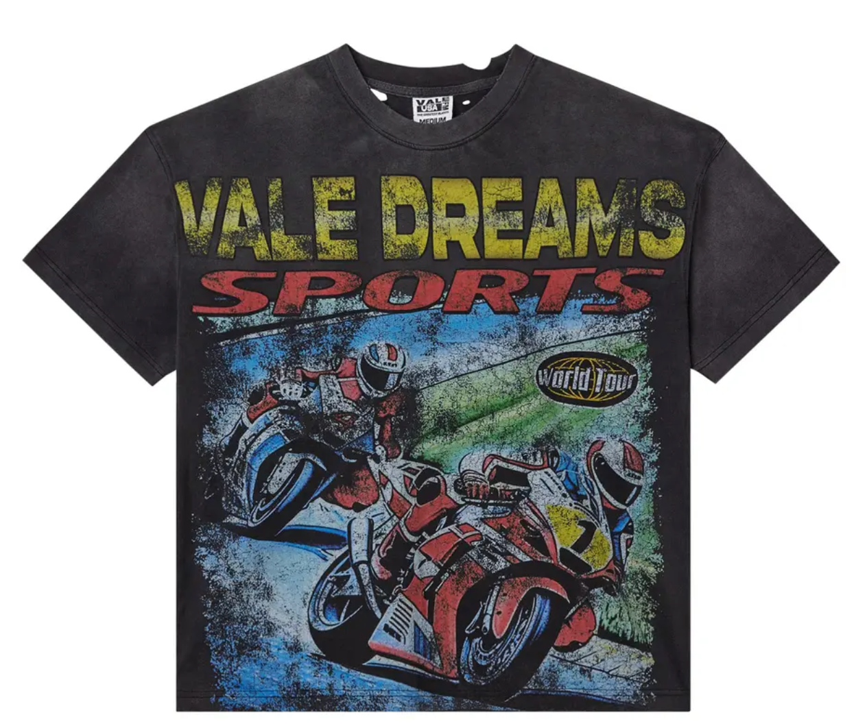 Vale forever Black Motorcroxxx Tee