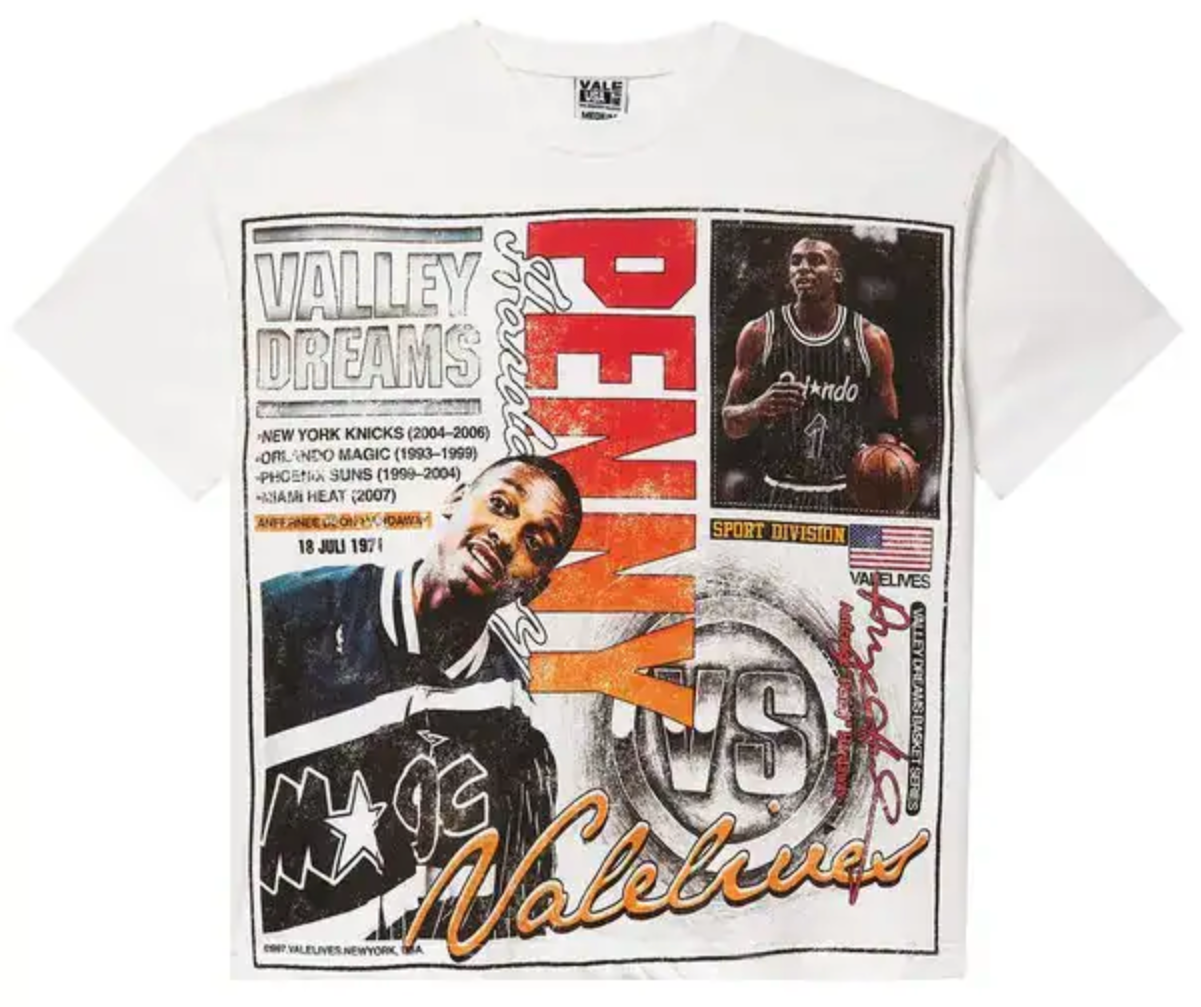 Vale forever Penny Hardaway Tee White