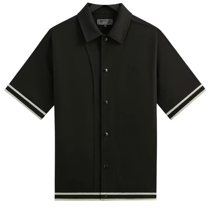 Kith Double Weave Woodprint Shirt Black