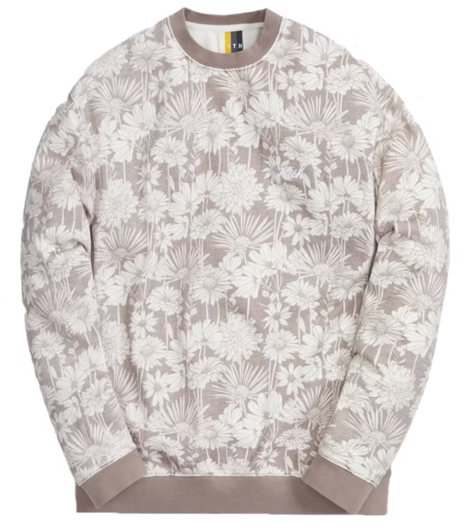 Kith Aster Floral Vintage Crewneck Dusty Mauve
