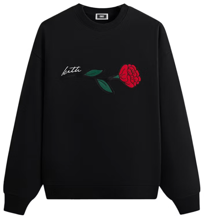 Kith Rose Crewnceck Black