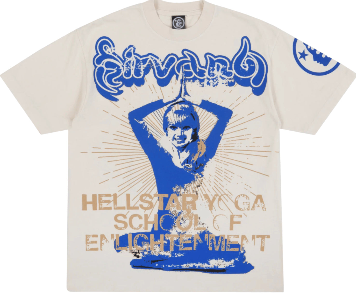 Hellstar Yoga Tee - Cream