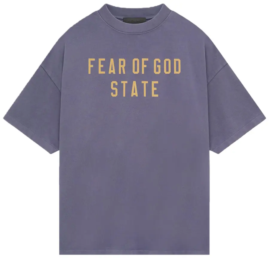 Fear of God Essentials Heavy Crewneck Tee Lavendar