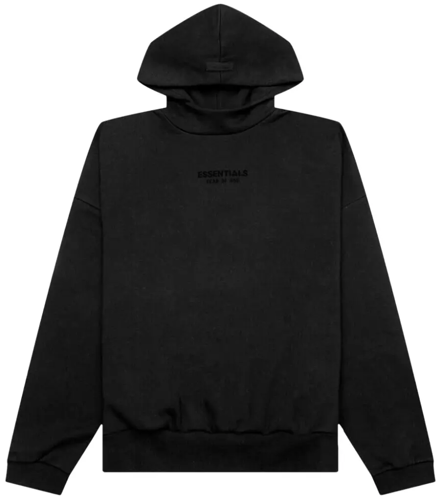Fear of God Essentials Fear Of God Essentials Hoodie (SS23) - Jet Black