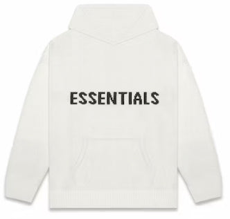 Fear of God Essentials Oatmeal Knit Hoodie (FW20)