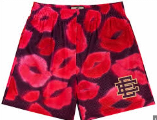 EE Valentines Day Kiss Short Purple