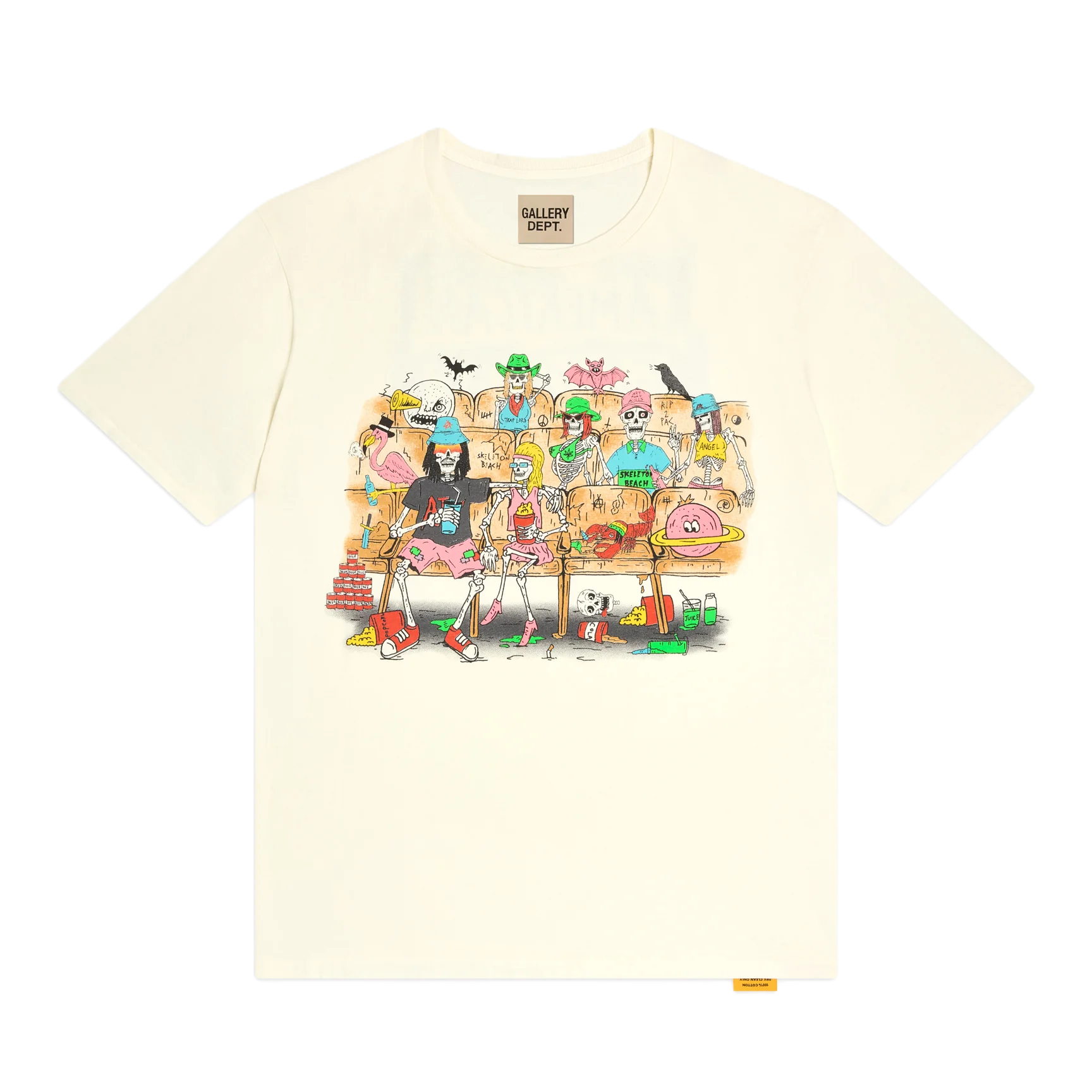 Gallery Dept. Skeleton Beach Theater Tee - White