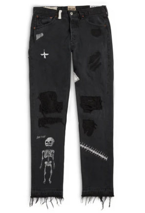 Gallery Dept. Fuck Face Denim - Black