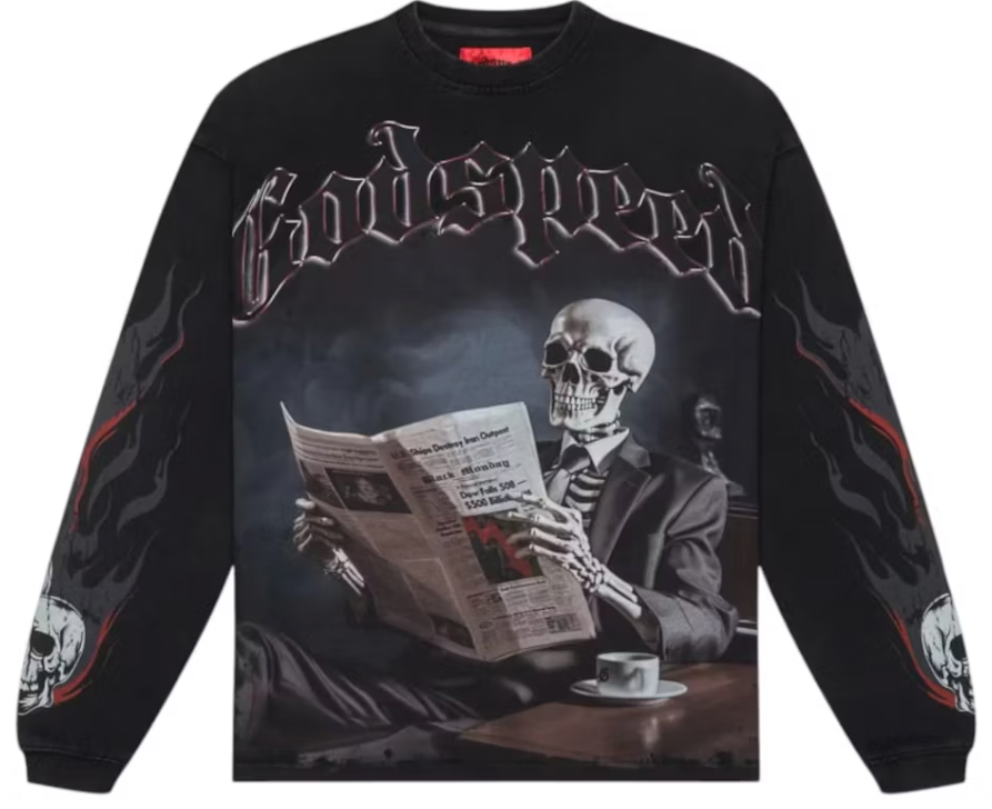 Godspeed Black Monday L/S Tee Black