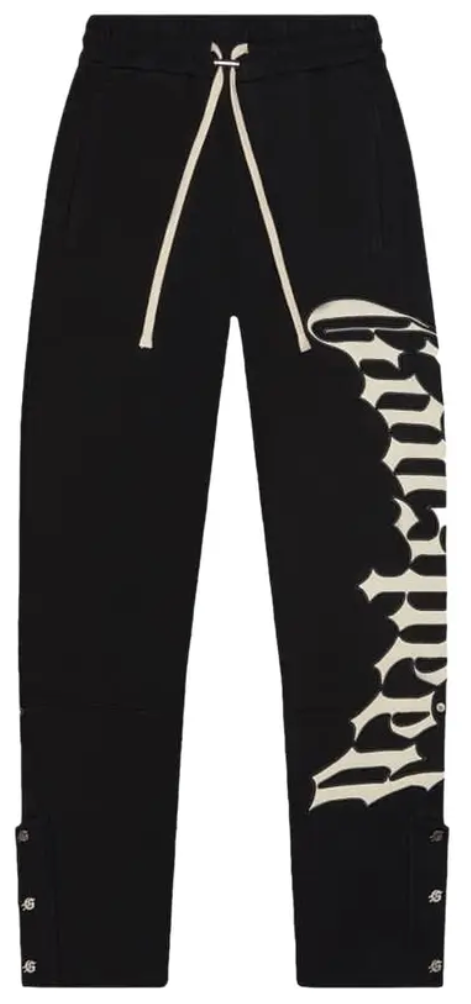 Godspeed OG Logo V2 Sweats Black/Silver Satin