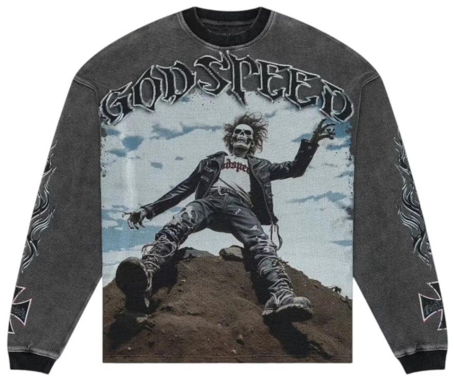 Godspeed Rocker L/S Tee Grey Wash