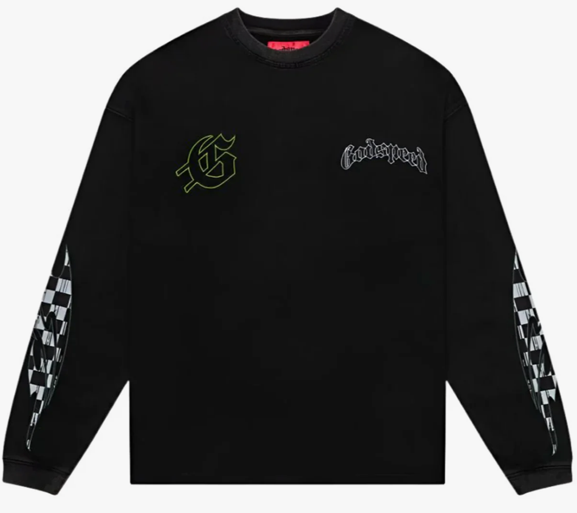 Godspeed Crashout L/S Tee Black