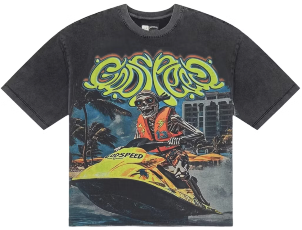 Godspeed Wave Runner Tee Black