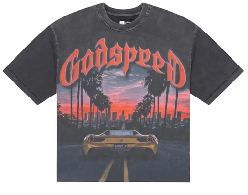 Sunset Blvd Tee Black