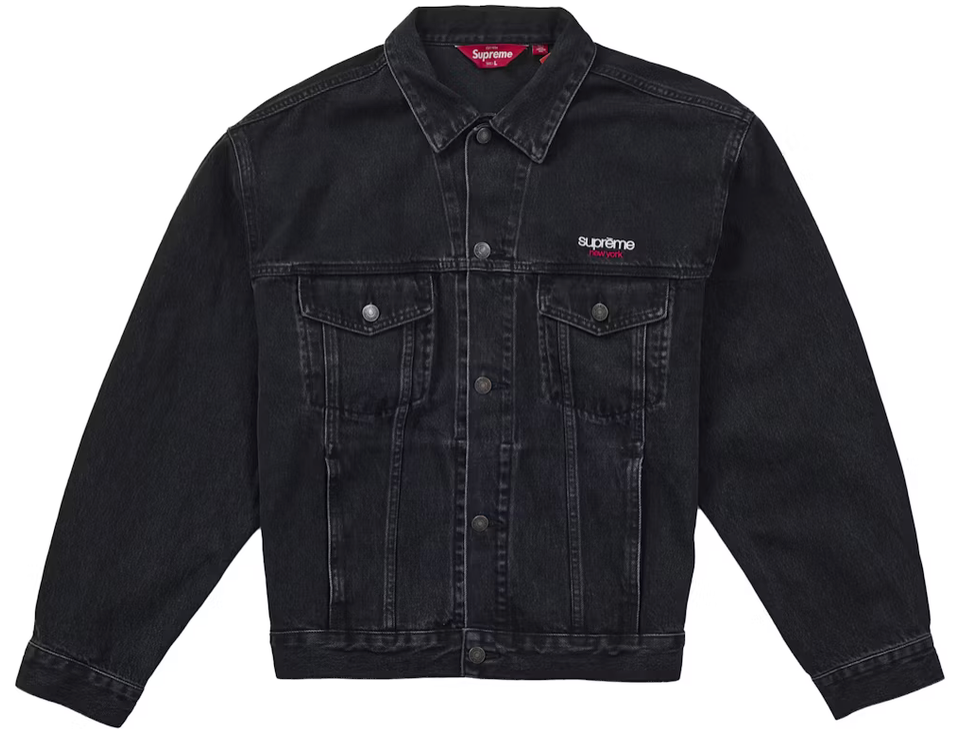 Supreme Denim Trucker Jacket Black