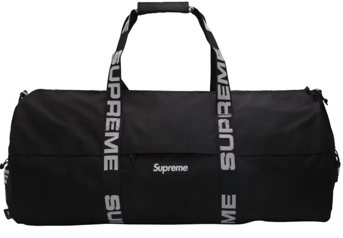 SUPREME LARGE DUFFLE BAG Black SS18