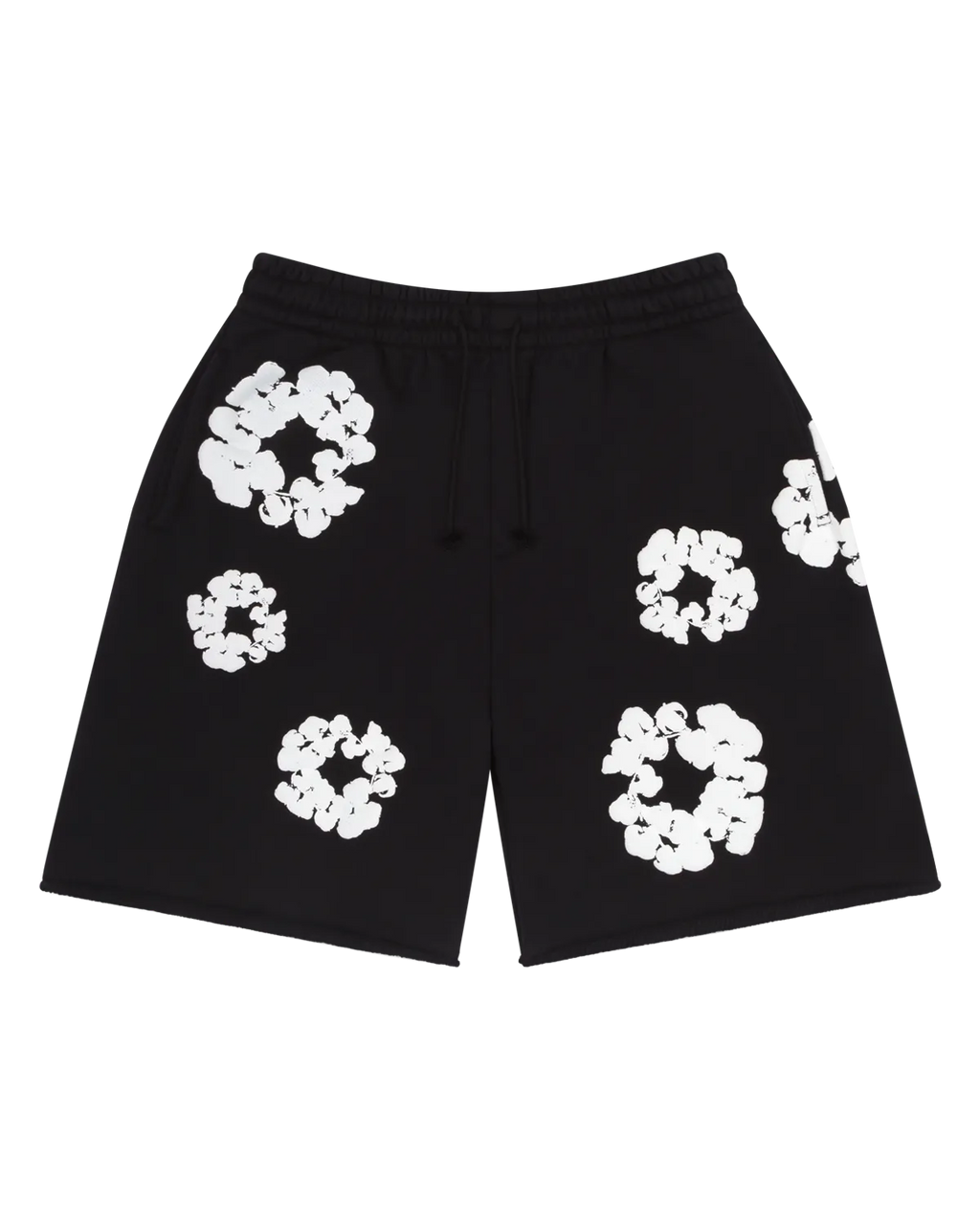 Denim Tears The Cotton Wreath Sweatshorts - Black