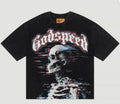 Godspeed Glitchy Tee Black
