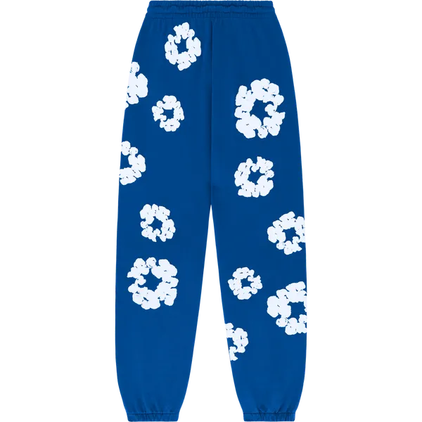 Denim Tears The Cotton Wreath Sweatpants - Royal Blue