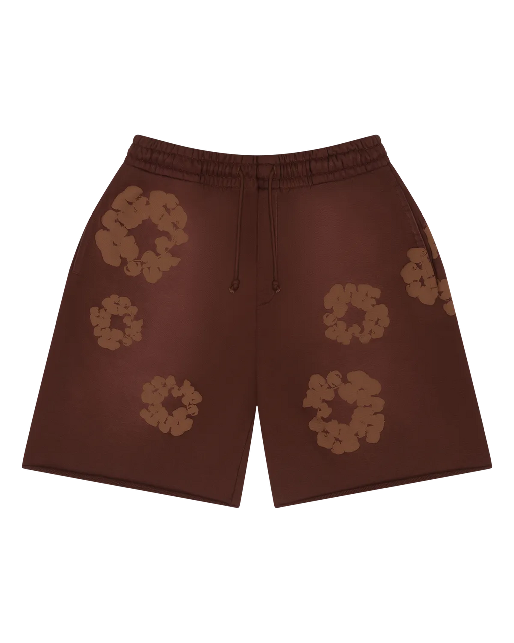 Denim Tears The Cotton Wreath Sweatshorts - Brown