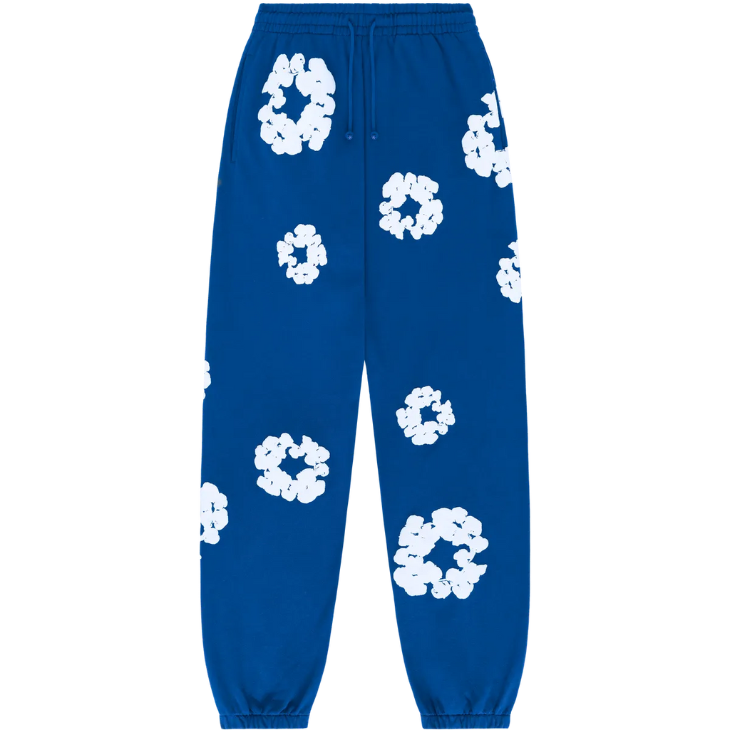 Denim Tears The Cotton Wreath Sweatpants - Royal Blue