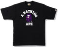 BAPE Color Camo College Tee Black Purple