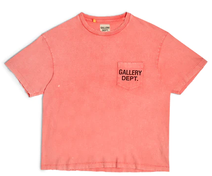 Gallery Dept. Vintage Pocket Tee - Sun Wash Red