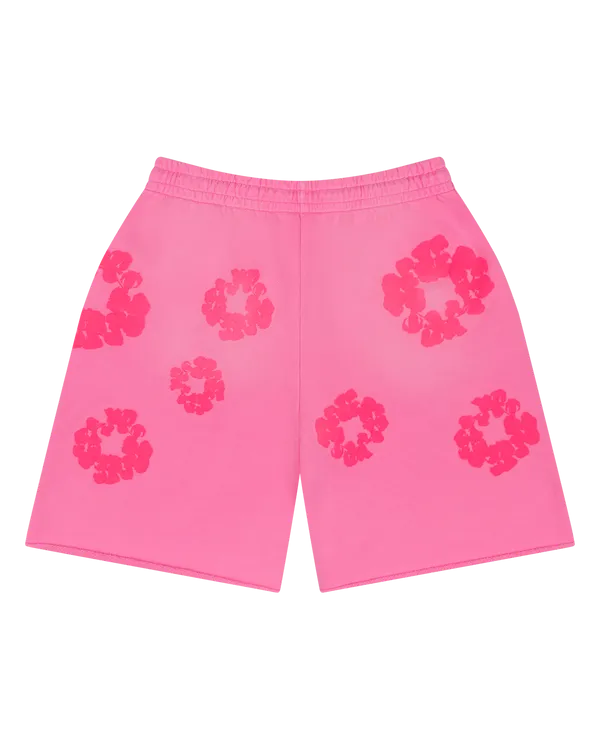 Denim Tears The Cotton Wreath Sweatshorts - Pink