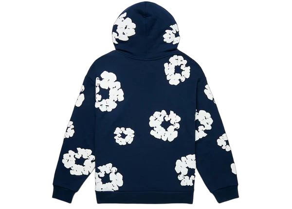 Denim Tears The Cotton Wreath Hoodie - navy