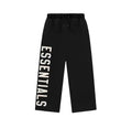 Fear of God Essentials Jet Black Relaxed Big Logo Sweatpants