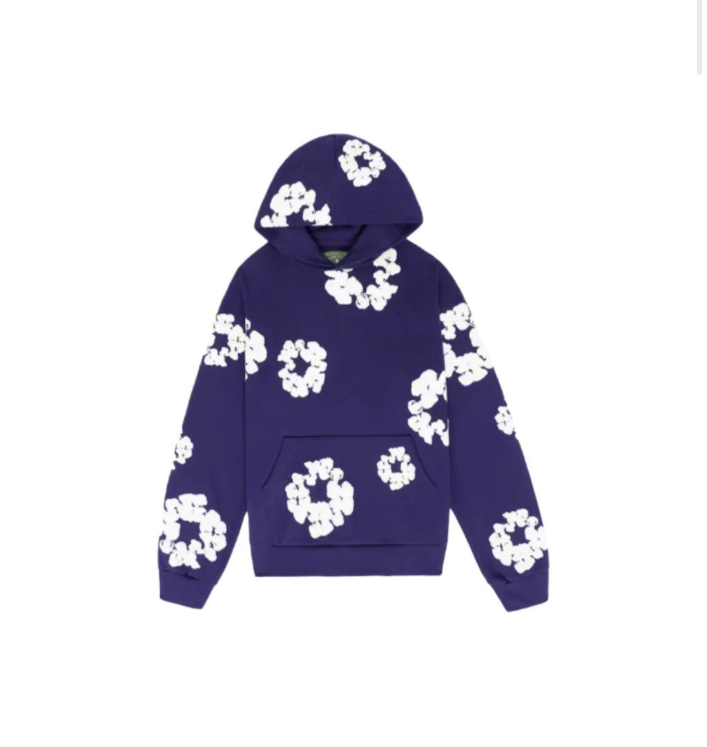 Denim Tears The Cotton Wreath Hoodie - Purple
