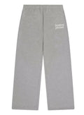 Wide-Leg Sweatpants Heather Grey