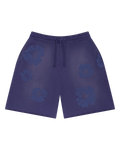 Denim Tears The Cotton Wreath Sweatshorts - Purple