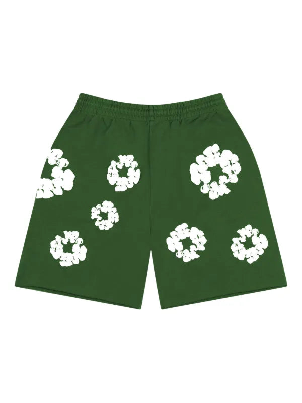 Denim Tears The Cotton Wreath Sweatshorts - Green