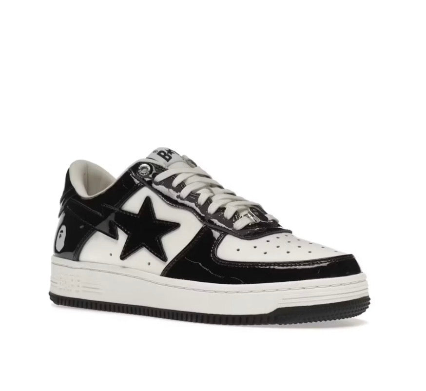 A BATHING APE Bape Sta Low 'Black and white”