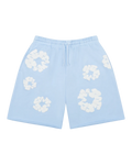 Denim Tears The Cotton Wreath Sweatshorts - Baby Blue
