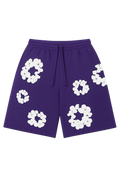 Denim Tears The Cotton Wreath Sweatshorts - Purple