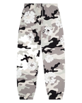 White Camo Cotton Wreath Sweatpants