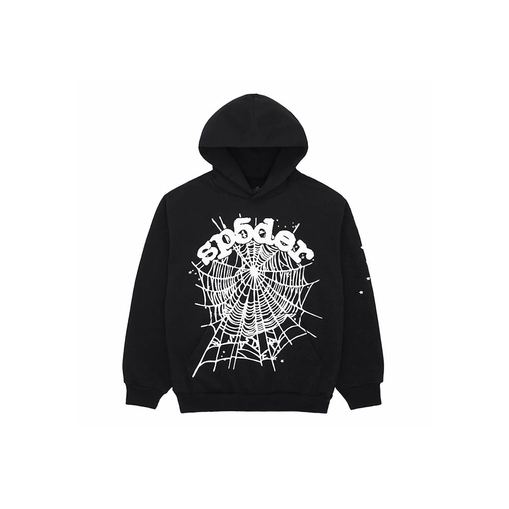 Sp5der OG Web Black Hoodie